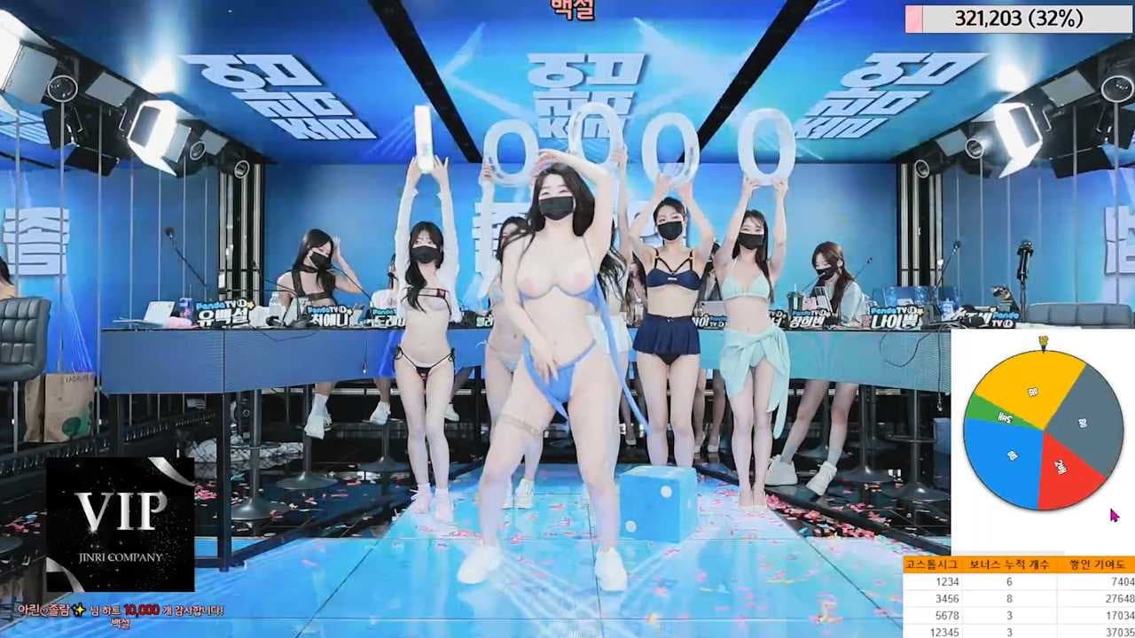 巨乳美腿艳舞，激情无限，魅力四射的韩国美女直播秀。