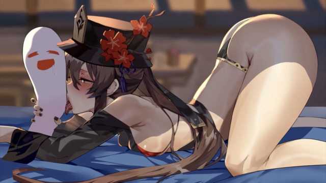 胡桃双马尾诱惑，口交内射快感尽享