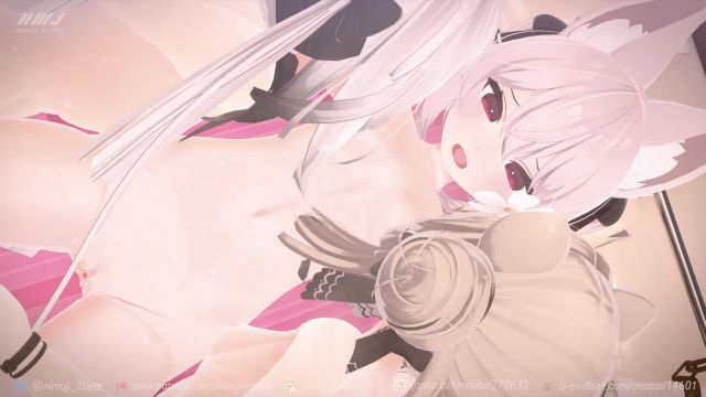 兽耳少女卡林被丝袜美女手掰双腿，舔穴潮吹无码流出