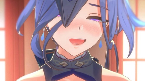 春屋克洛琳德：巨乳原神少女的乳交诱惑