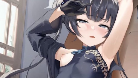 《旗袍少女キサキ的蔚蓝诱惑：貧乳内射快感》
