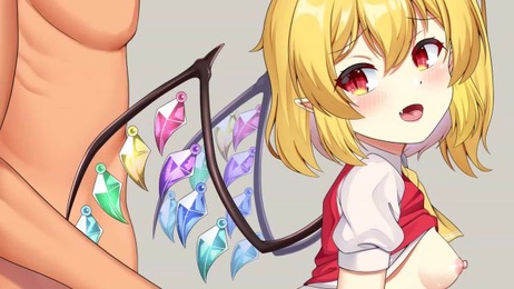 《東方Project 芙蘭朵露・斯卡蕾特 絲襪貧乳異種族內射無碼1080p同人作品》