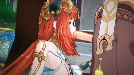 《花中桃：妮露的纯爱冒险》 巨乳双马尾少女公众场合着衣口交内射无码恋爱喜剧原神同人1080P白虎