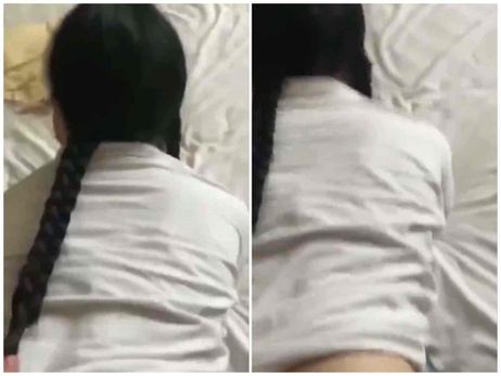 学妹操课后求闺蜜帮忙搬行李 校园纯爱后入