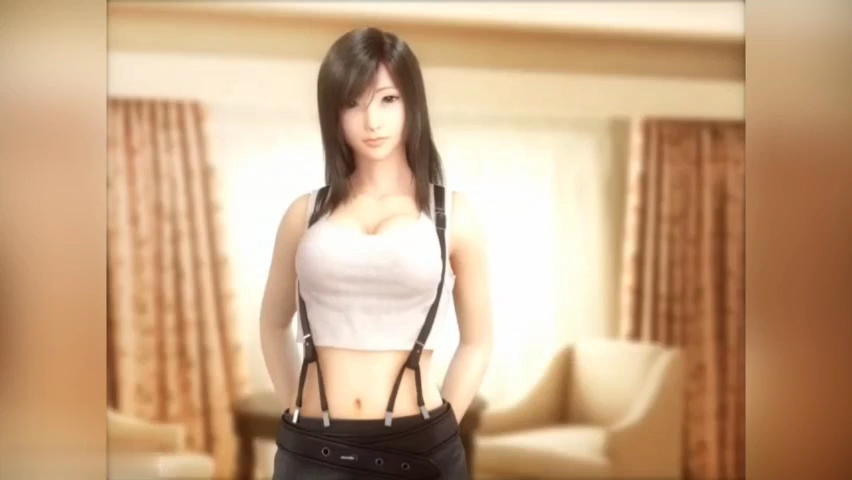 3D同人蒂法：美腿诱惑，口交快感，动漫女神的极致诱惑