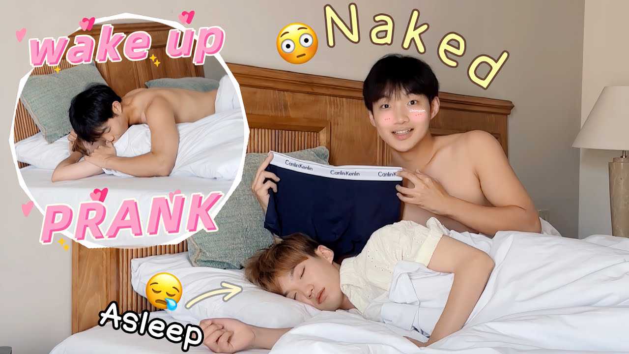男友早晨的特别唤醒电话，充满趣味的恶作剧，帅哥情侣间的可爱互动，网红小鲜肉的甜蜜时刻。