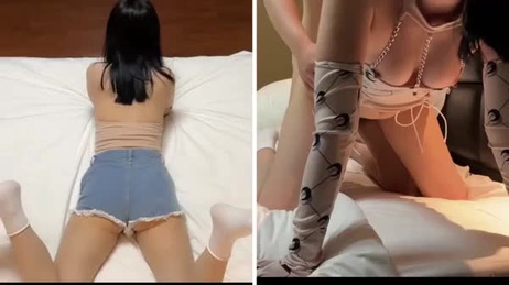 边聊边做，男友绿帽诱惑，纯情母狗太骚，欲火焚身！
