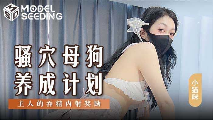 麻豆传媒：主人调教骚穴母狗，吞精内射极致奖励